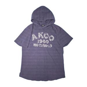 VTG Akoo Waffle Knit Mid Sleeve  Mens Large Hoodie